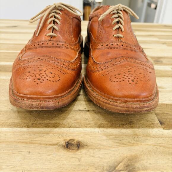 Allen Edmond McTavish Oxfords Cognac Brown Leather US Size 10.5 Made in USA main image 6